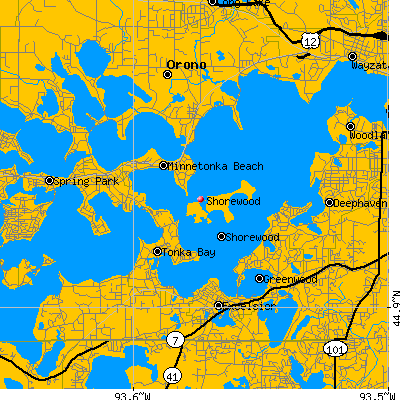 Shorewood map