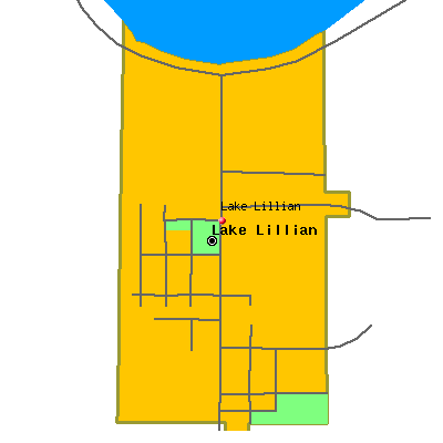 Lake Lillian map