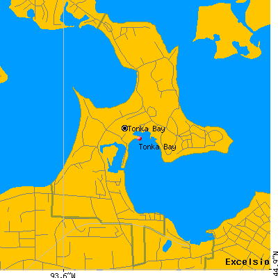 Tonka Bay map