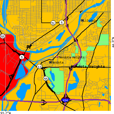 Mendota Heights map