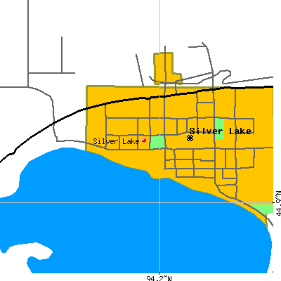 Silver Lake map