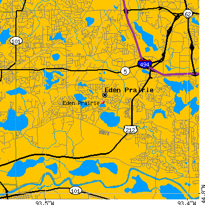Eden Prairie map