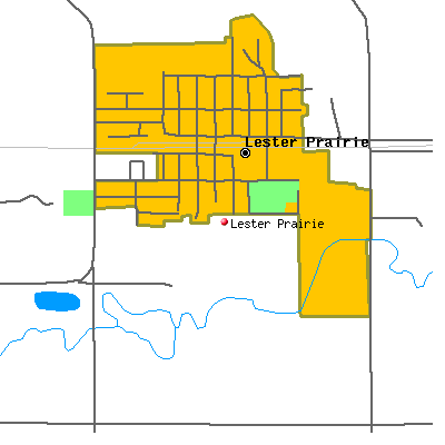 Lester Prairie map