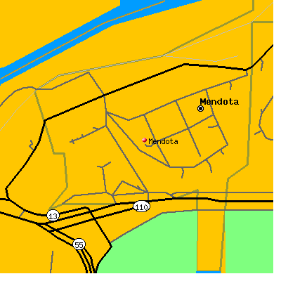 Mendota map