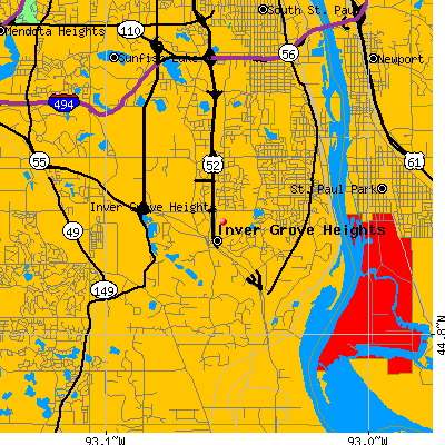 Inver Grove Heights map