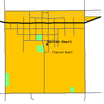 Sacred Heart map