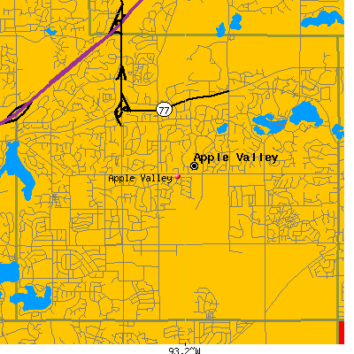 Apple Valley map