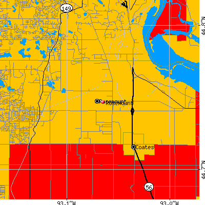 Rosemount map