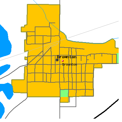 Brownton map