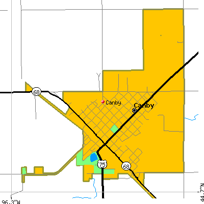 Canby map