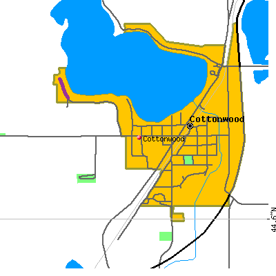 Cottonwood map
