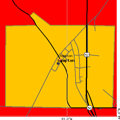 Hampton map