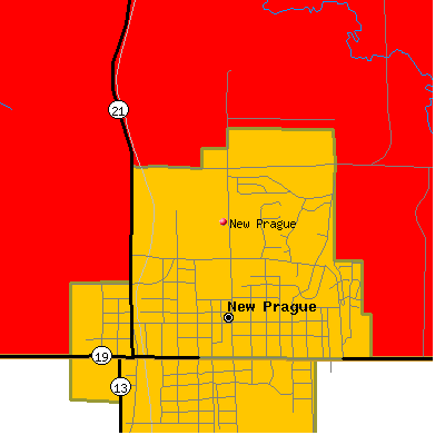 New Prague map