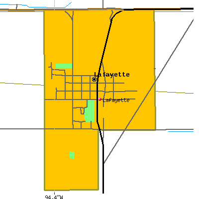 Lafayette map