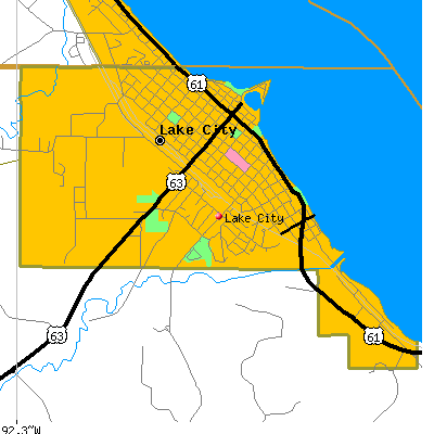 Lake City map