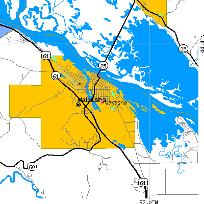 Wabasha map