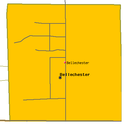 Bellechester map