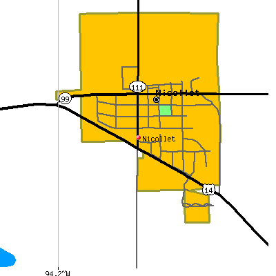Nicollet map