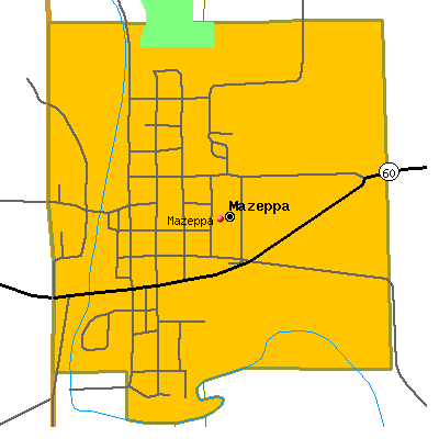 Mazeppa map