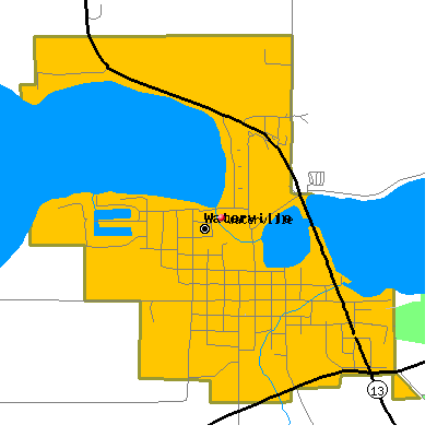 Waterville map