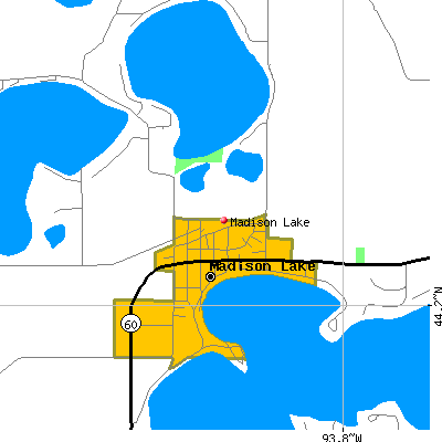 Madison Lake map