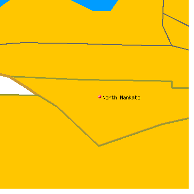 North Mankato map