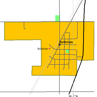 Ruthton map