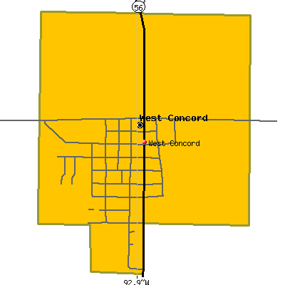 West Concord map