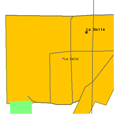 La Salle map