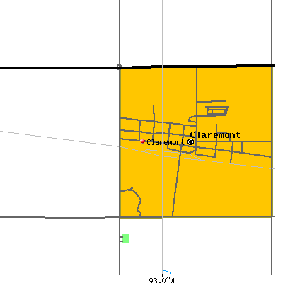 Claremont map