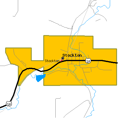 Stockton map