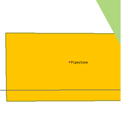 Pipestone map