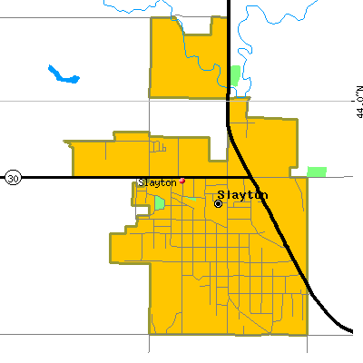 Slayton map