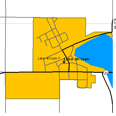 Lake Wilson map