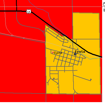 Eyota map