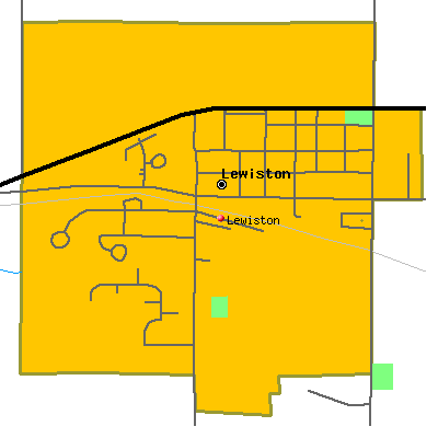 Lewiston map