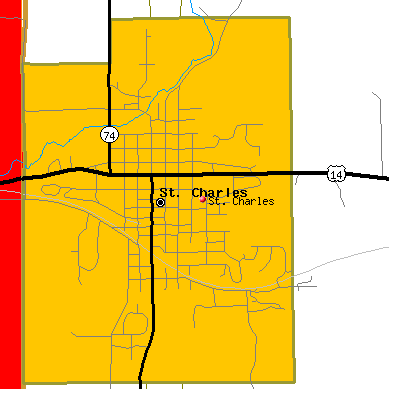 St. Charles map