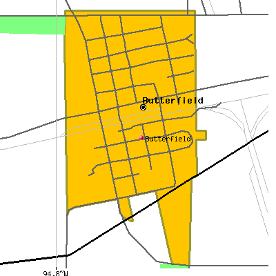 Butterfield map