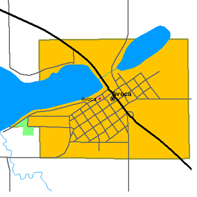 Avoca map