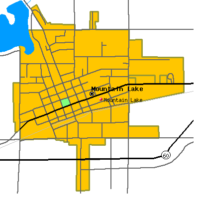 Mountain Lake map
