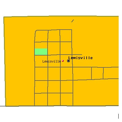 Lewisville map