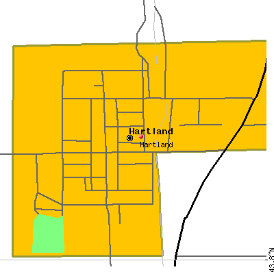 Hartland map