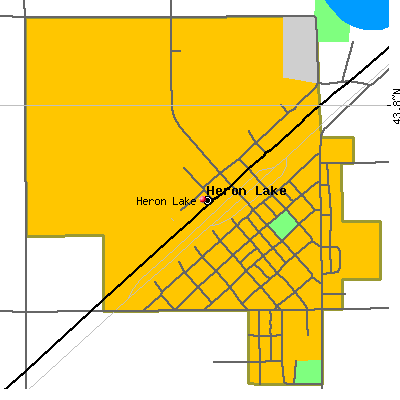 Heron Lake map