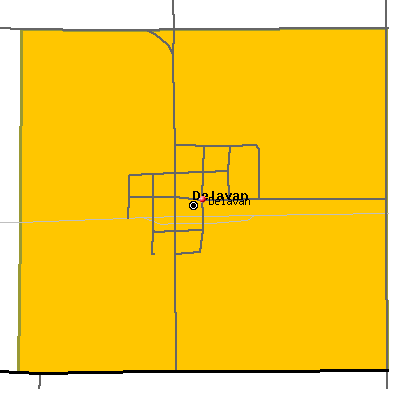 Delavan map