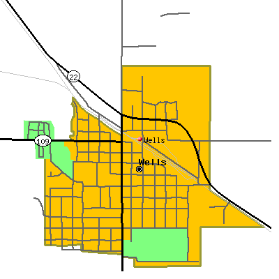 Wells map