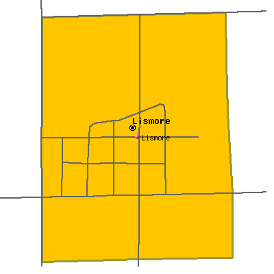Lismore map