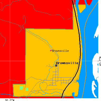 Brownsville map