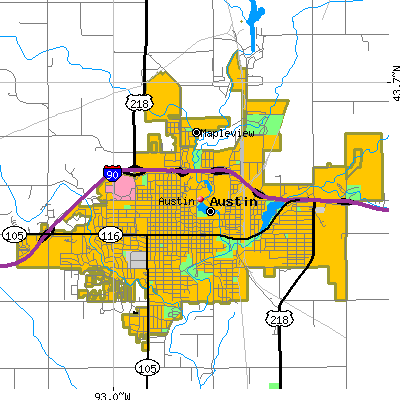 Austin map