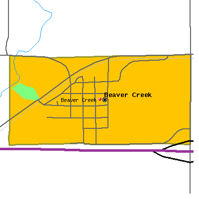 Beaver Creek map