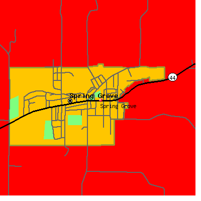 Spring Grove map